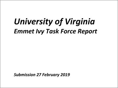 Emmet Ivy Task Force Report (2019)