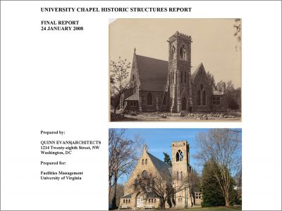 University Chapel Historic Structure Report (2008)