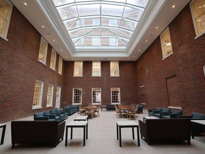 Picture of Interior Courtyard at Alderman Library